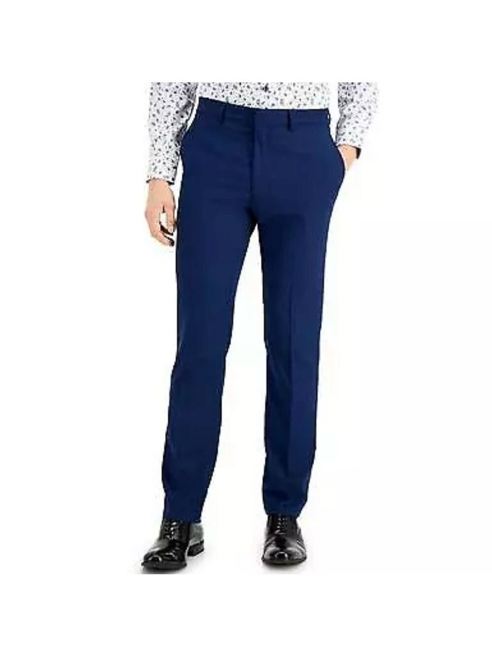 Kenneth Cole Reaction Men’s Flex Slim Fit Blue Suit Dress Pants - NWT